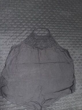 Maurices Black Crochet Halter Top